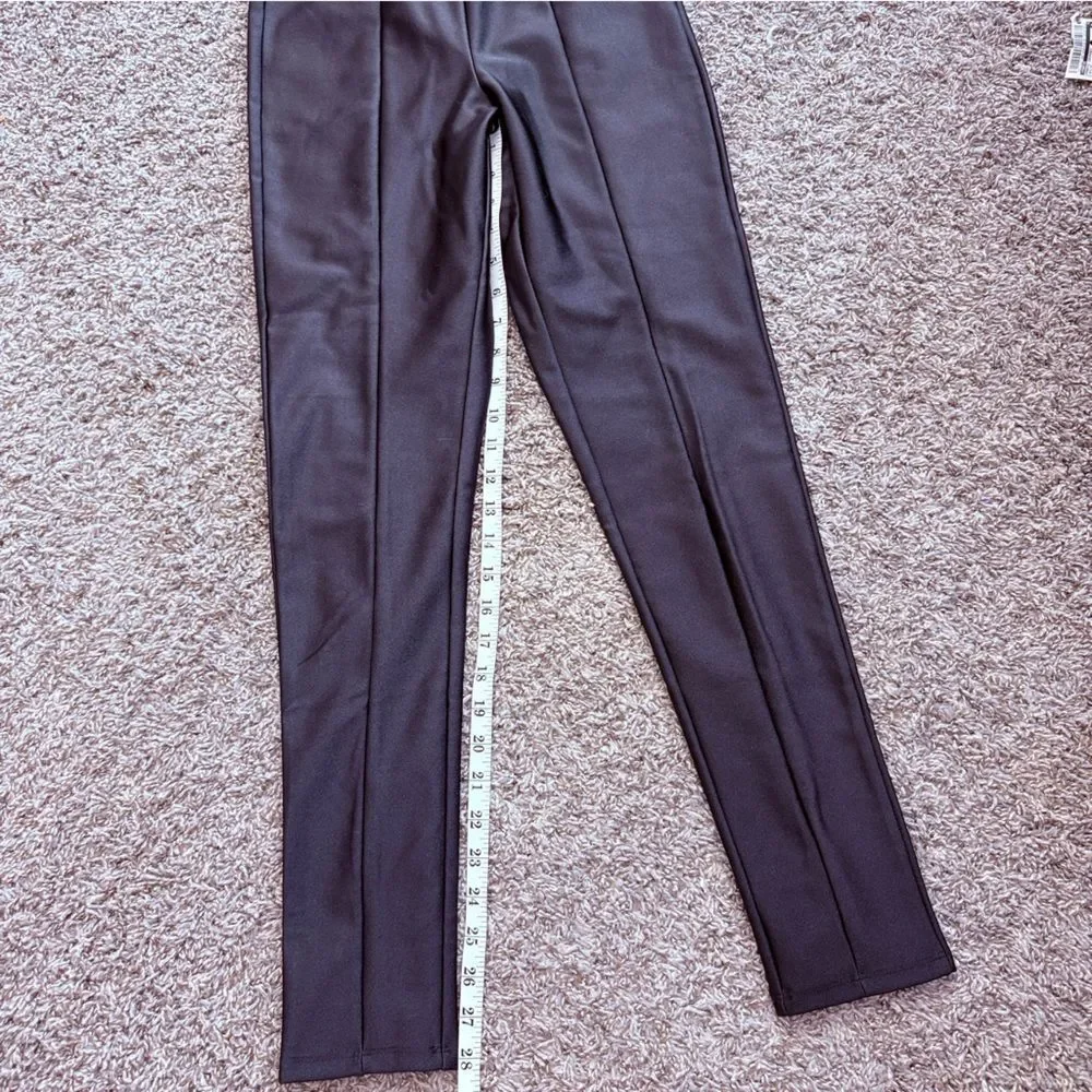 Good American Black Silky Dress Pants